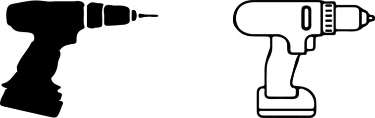 drill vector illustration on  background