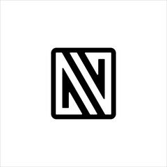the letter design logo N