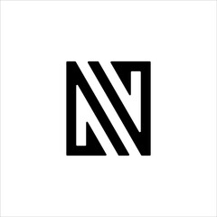 the letter design logo N