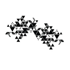 Vector Hipster Triangle Background . Pattern  . Abstract modern Geometrical Design Template .angular shapes.