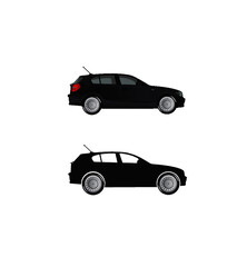 Car icons side view