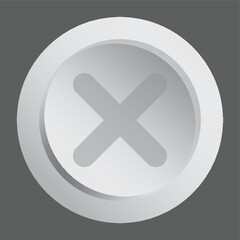 Fototapeta premium cancel button