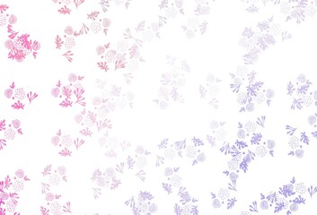 Light Purple, Pink vector texture with abstract forms.