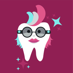 Tooth in gums,tooth implant