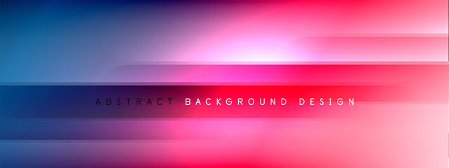 Motion concept neon shiny lines on liquid color gradients abstract backgrounds. Dynamic shadows and lights templates for text