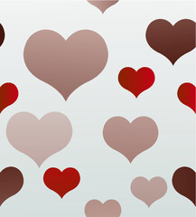 Blue green pink combination heart background wallpaper pattern