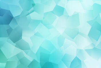 Light Green vector backdrop with memphis shapes.