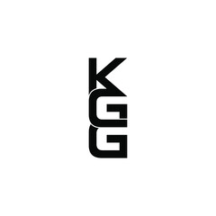 kgg letter original monogram logo design