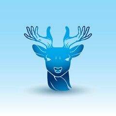 deer with hand antlers