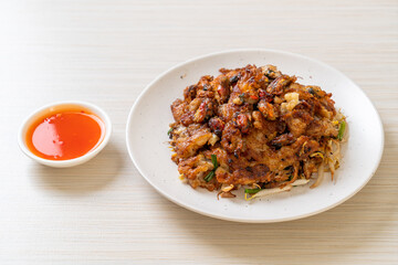 Crispy Fried Mussel Pancake