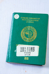Nigeria passport both old and new