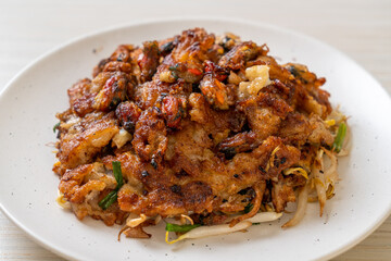 Crispy Fried Mussel Pancake