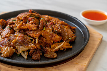 Crispy Fried Mussel Pancake