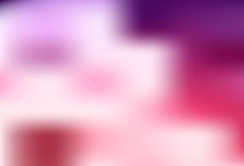 Dark Purple, Pink vector blurred bright pattern.
