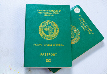 Nigeria passport both old and new