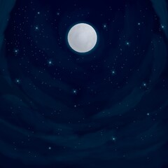 Obraz na płótnie Canvas night sky background