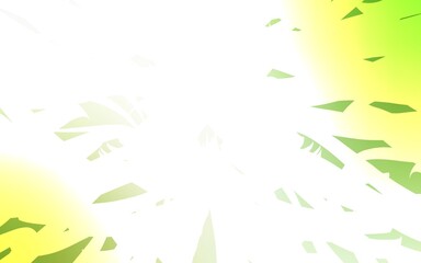 Light Green, Yellow vector background with straight lines. Shining colored illustration with sharp stripes. Smart design for your business advert.