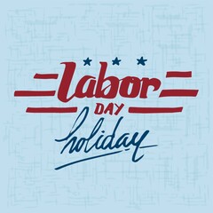 labor day holiday poster