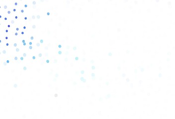 Light Pink, Blue vector template with circles.