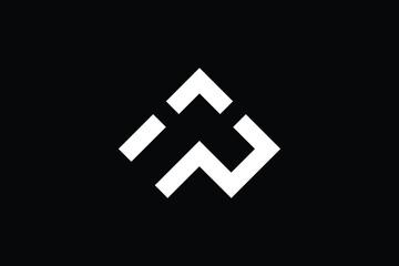 Minimal Innovative Initial WP logo and PW logo. Letter WP PW creative elegant Monogram. Premium Business logo icon. White color on black background