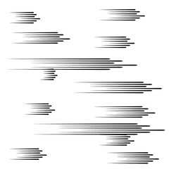 Speed Lines in arrow Form . Vector Illustration .Technology  Logo . Design element . Abstract Geometric shape . 