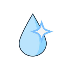 Fototapeta premium Water drop icon