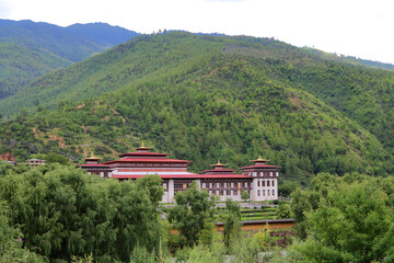 Fototapeta na wymiar Bhutan Parliament 2