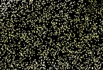 Dark Yellow vector pattern with polygonal style.