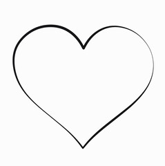 Vector illustration Many heart shapes