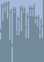 Chambray Blue color Abstract Rounded Color Lines halftone transition background illustration