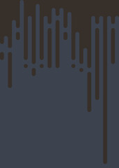 Resene Indian Ink color Abstract Rounded Color Lines halftone transition background illustration