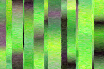 Green and purple lines Colorful Impasto abstract paint background.