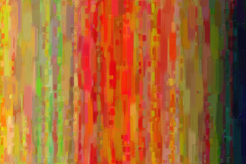 Red and yellow lines with big brush abstract paint background.