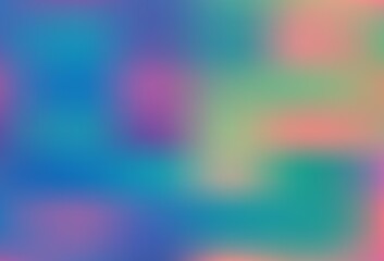 Dark Pink, Blue vector blurred shine abstract background.