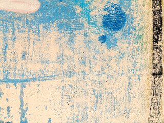 Concrete, weathered, worn wall damaged paint. Grungy Concrete Surface. Great background or texture.