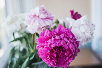 summer flowers in a vase