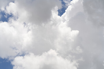 Cloudy sky background Intensively Selective focus.