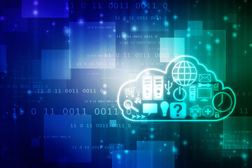 Digital Abstract technology background,2d illustration