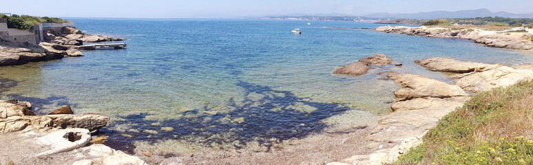 Obraz premium Beach in Six-Fours-les-Plages, Var, France