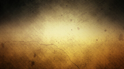 Obraz premium Abstract yellow green background with soft bright gold center glowing with light colors and dark blue green border with blurred mottled texture