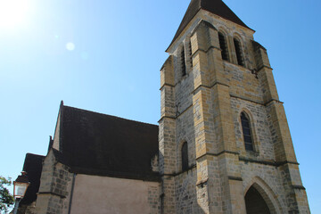 Fototapeta na wymiar notre-dame church in vierzon (france)