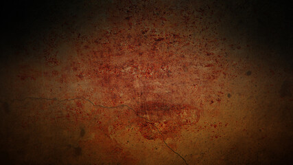 Grunge Texture.Grunge Background. Grunge efekt. Brown red yellow abstract wood texture background