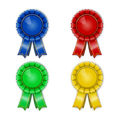 Award Rosette - Ribbon Icon set