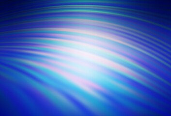 Light BLUE vector background with stright stripes. Modern geometrical abstract illustration with Lines. Pattern for ads, posters, banners.