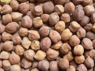 Brown color raw whole dried Chickpeas