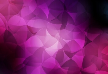 Naklejka premium Dark Purple, Pink vector gradient triangles texture.