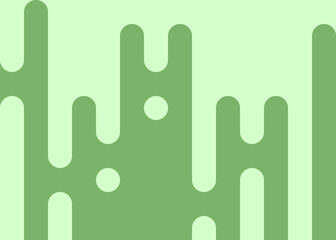 Grass Green color Abstract Rounded Color Lines halftone transition background illustration