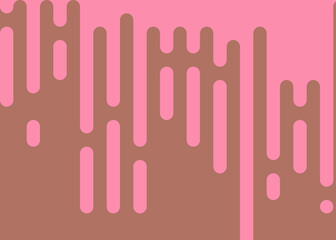 Flamingo Pink color Abstract Rounded Color Lines halftone transition background illustration