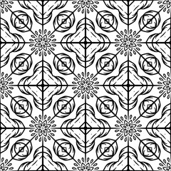 Seamless pattern. Vintage decorative elements