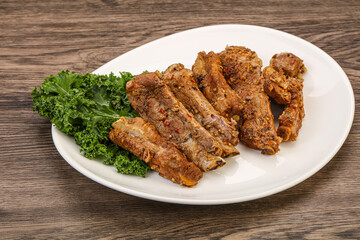 Stewed pork ribs with spices